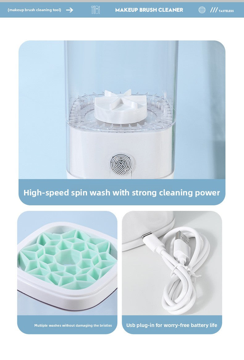 Automatic Makeup Brush Cleaner