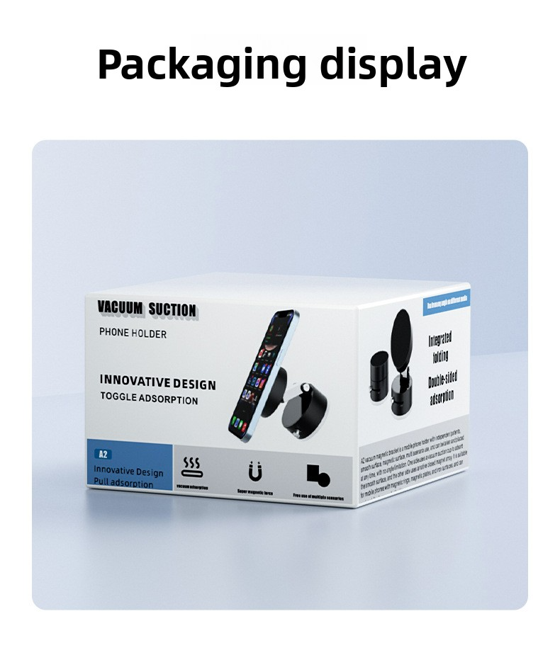 Multifunctional vacuum suction cup foldable and retractable phone hold