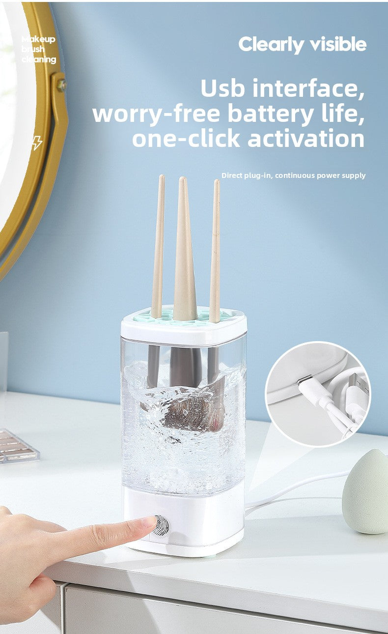 Automatic Makeup Brush Cleaner