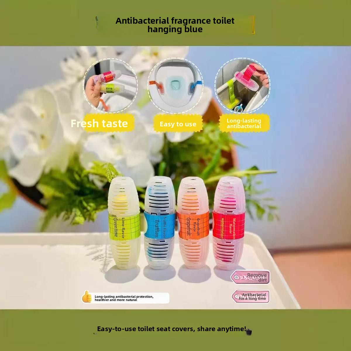 Toilet Cleaning Wall-Mounted Device